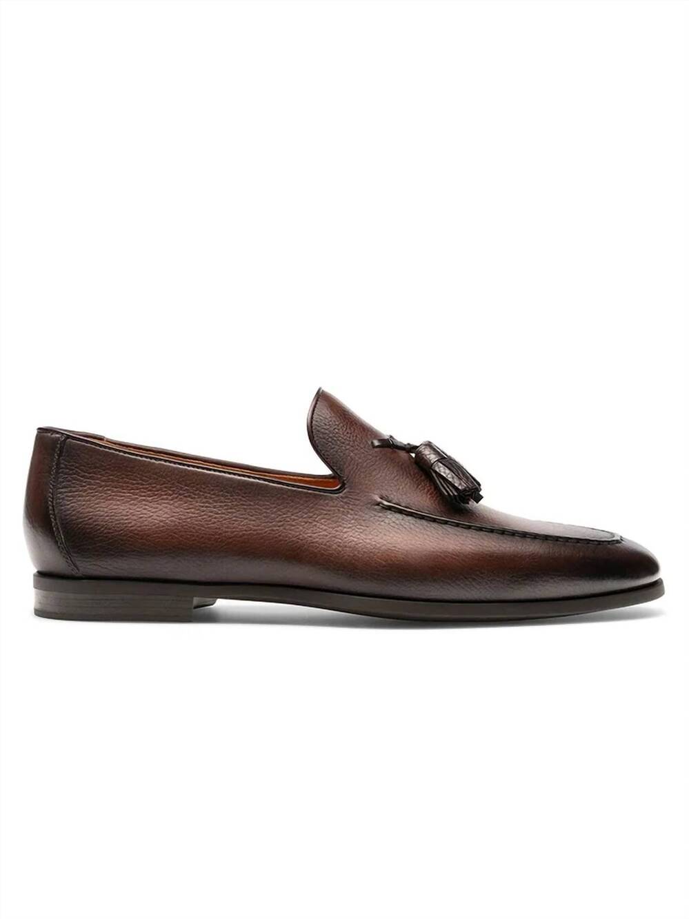 NEW MAGNANNI men's delrey tassel loafer in brown